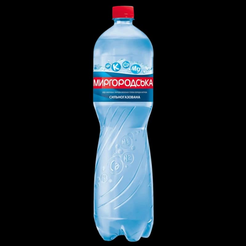 Вода минеральная Миргородская сильногазированная 1,5 л