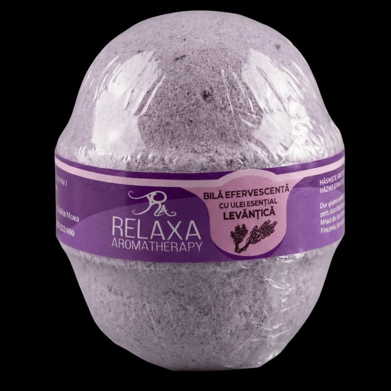 Бомбочки шипучие для ванны Relaxa Лавандой 120г