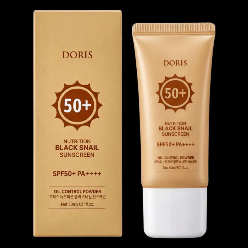 Doris Солнцезащитный крем с муцином улитки SPF 50+ 30 мл
