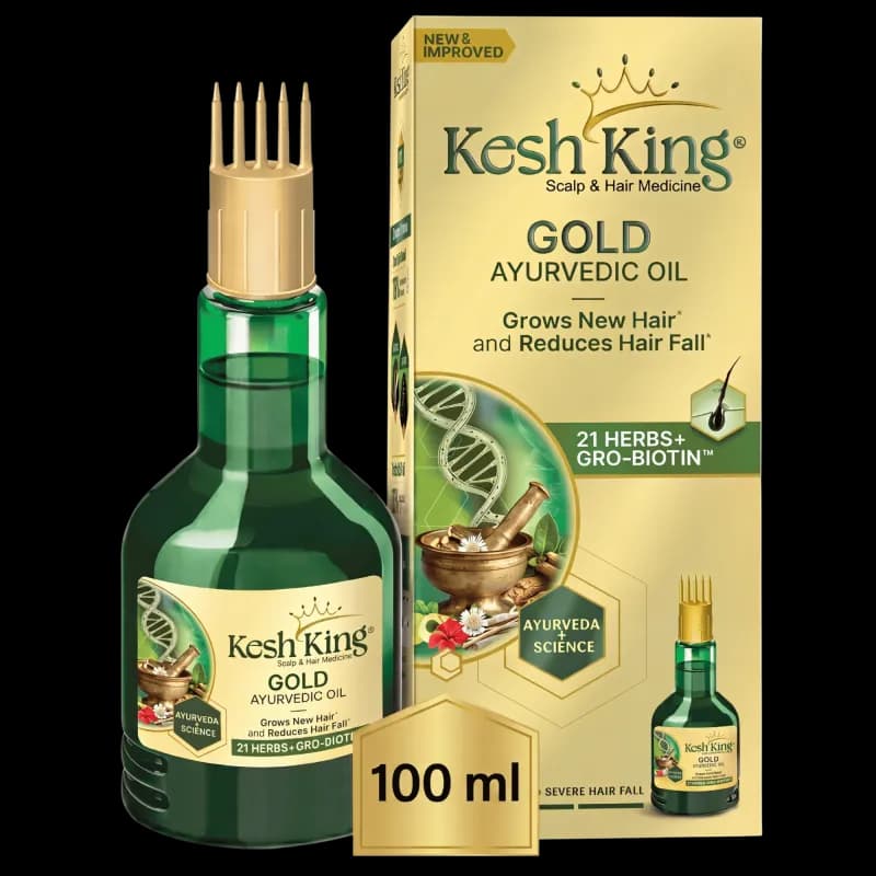 Emami Kesh King  Масло для волос GOLD Ayurvedic Oil 100 мл