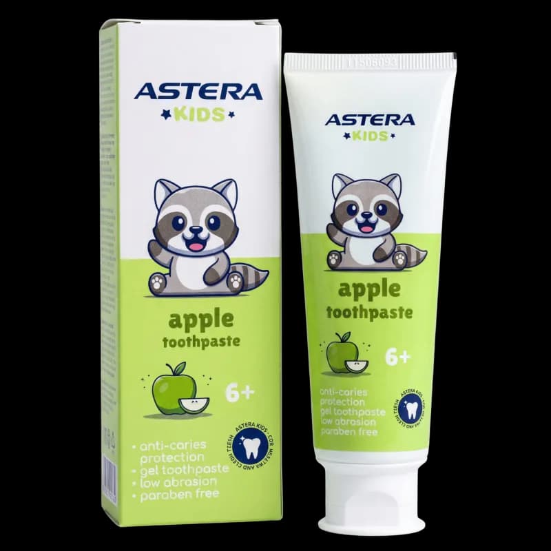 Зубная паста ASTERA KIDS apple 6+ 65 мл