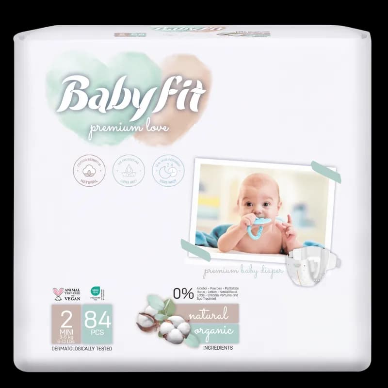 Подгузники Babyfit 2 Mini 3–6 кг N84