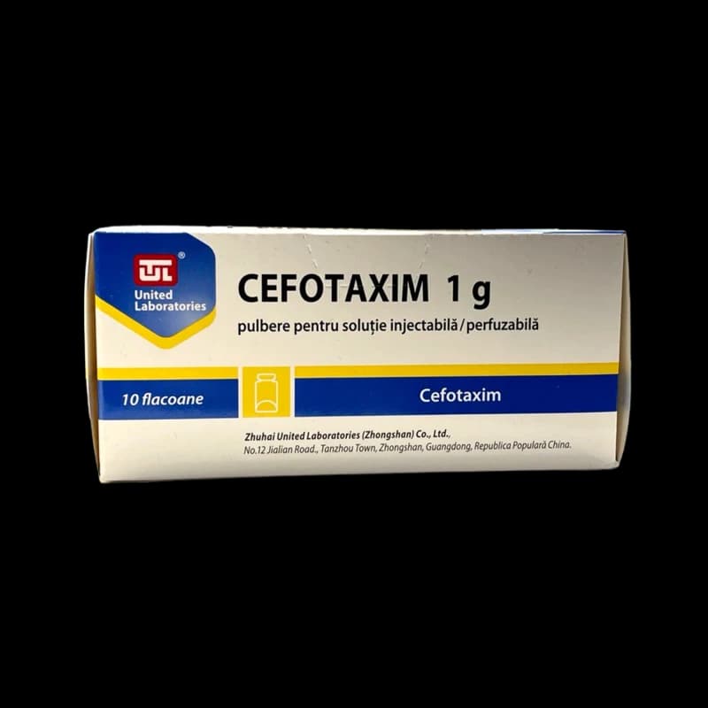 Цефотаксим, пор д/приг р-ра д/ин, 1 г, N10