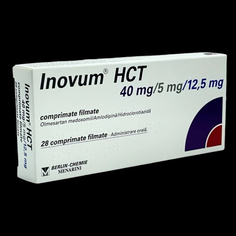 Иновум HCT табл. п/обол. 40 мг/10 мг/ 12.5  мг N14x2