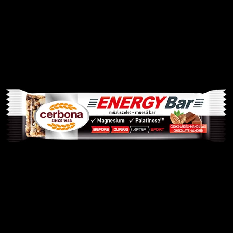 Батончик мюсли Cerbona Sport Energy Шоколад-Миндаль с магнием 40 г