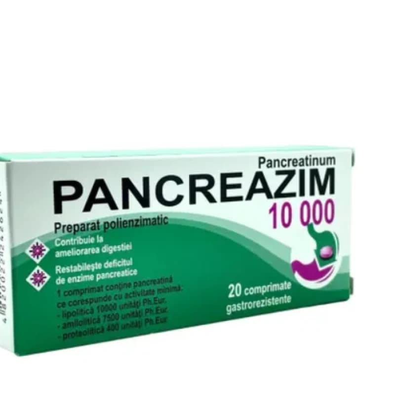 Pancreazim 10000 ваша помощь в улучшении пищеварения
