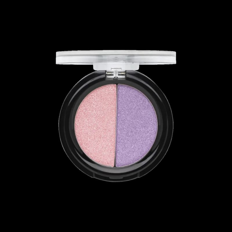 Тени для век Aden Shine Eyeshadow Powder Duo №4 ROSE/PURPLE