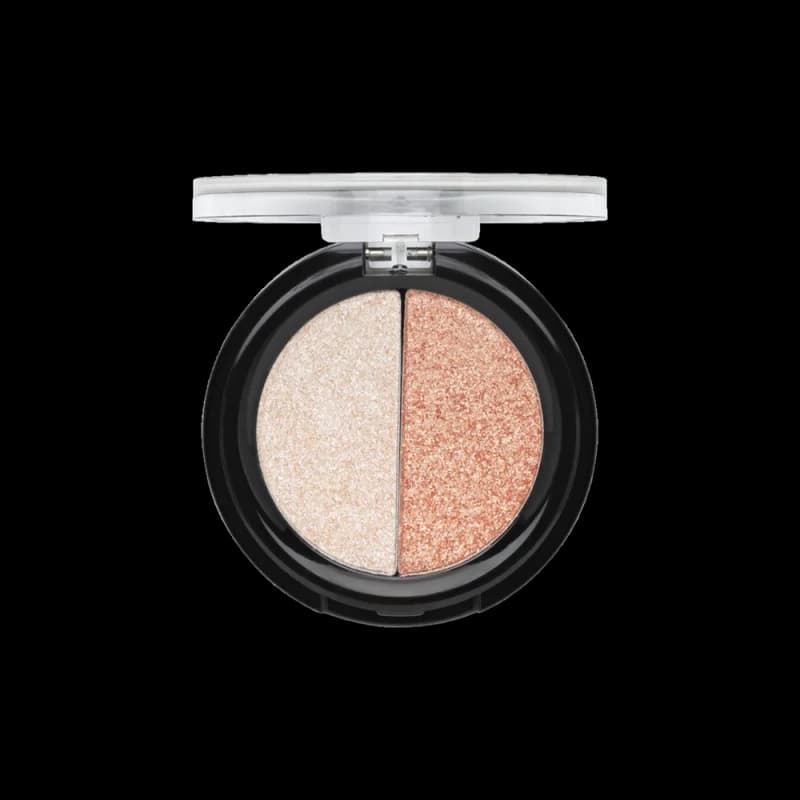 Тени для век Aden Shine Eyeshadow Powder Duo №1 BEIGE