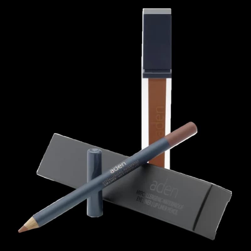 Жидкая помада для губ Aden Liquid Lipstick + Карандаш для губ Lipliner Pencil Set №2
