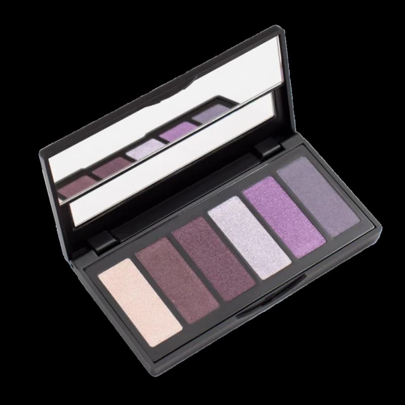 Палетка теней для век Aden Eyeshadow Palette 6 shades №2 BORDEAUX/LILAC