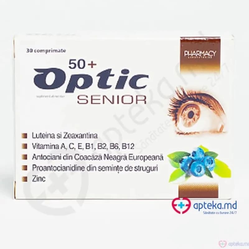 Таблетки Optic Senior: Поддержание Зрения и Здоровья Глаз в Золотые Годы