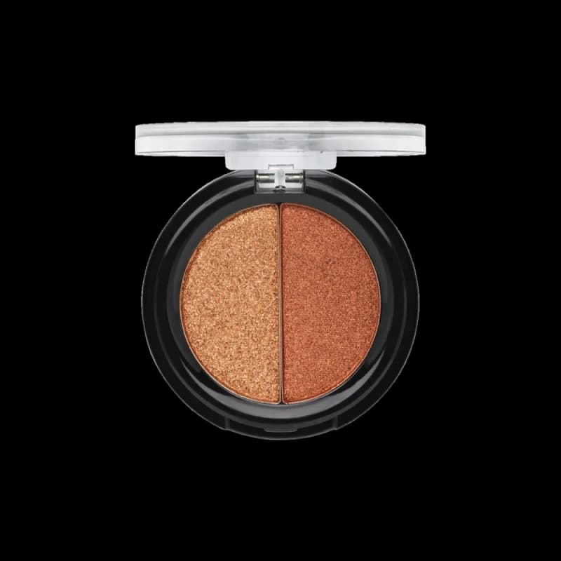Тени для век Aden Shine Eyeshadow Powder Duo №2 BRONZ