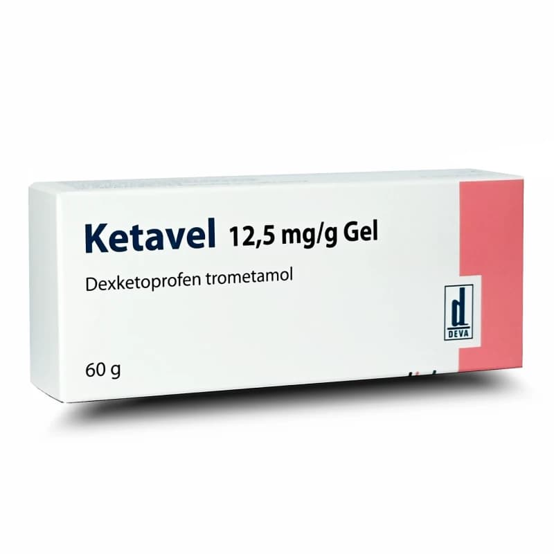 Кетавель, гель 12.5мг/г, 60 г