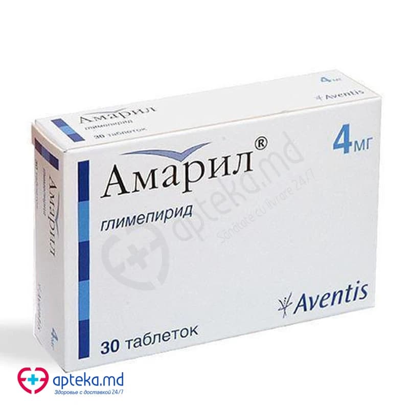Amaryl 4 mg comp. 4 mg N15x2
