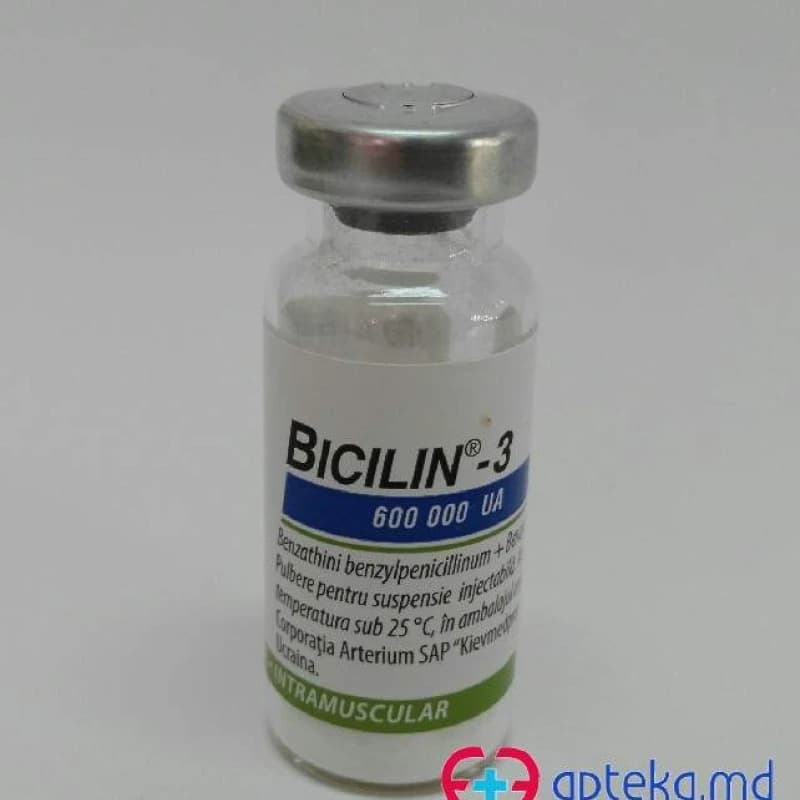 Bicilin-3 pulb./sol. inj. 600000 UA N1