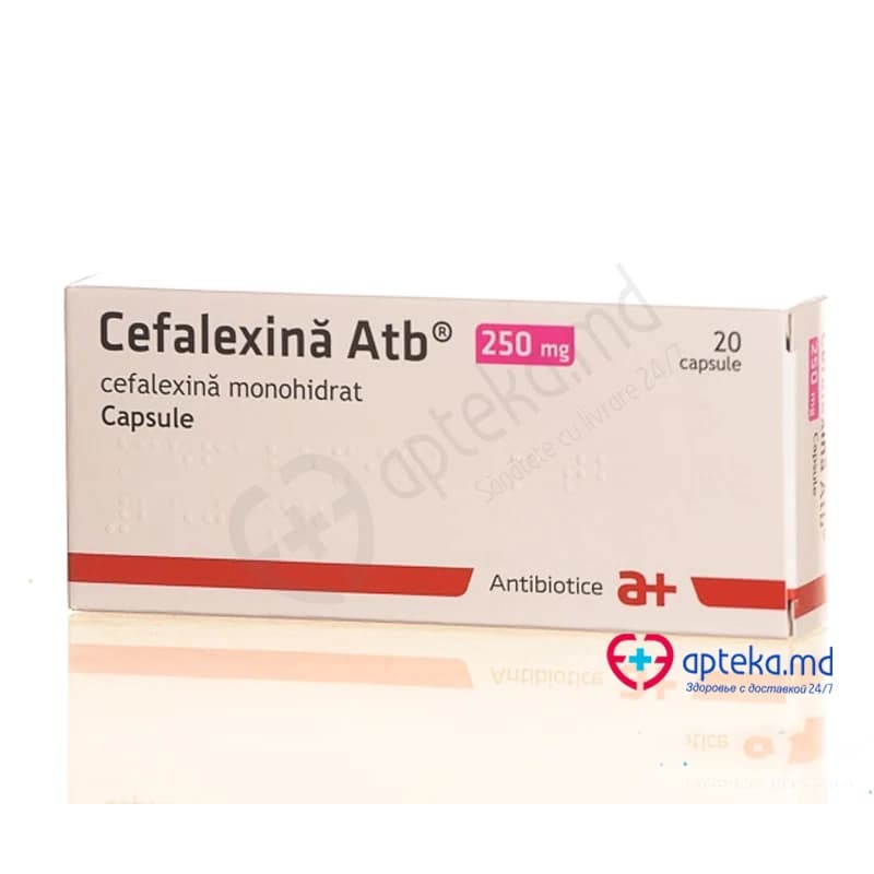 Cefalexina Atb 250 mg caps. 250 mg N10x2