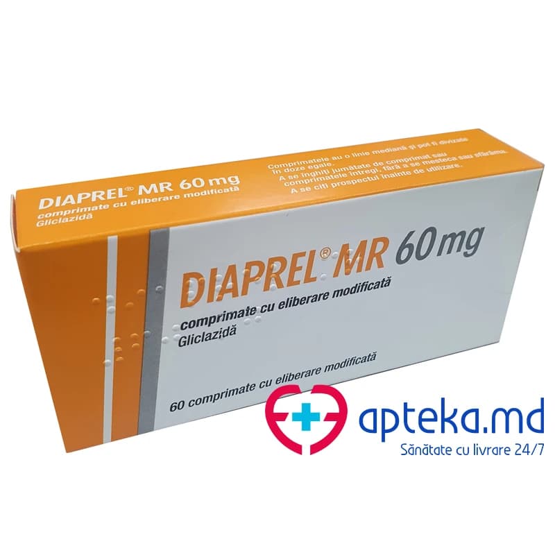 Diaprel MR 60 mg comp. elib. modif. 60 mg N30x2
