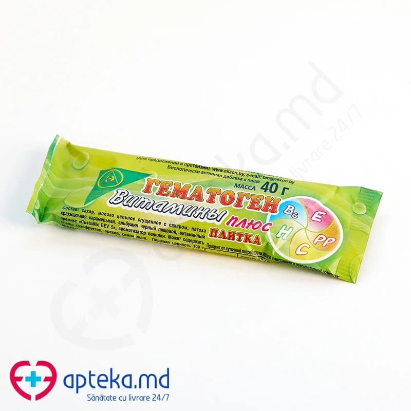 Гематоген витамины плюс 40 г N1