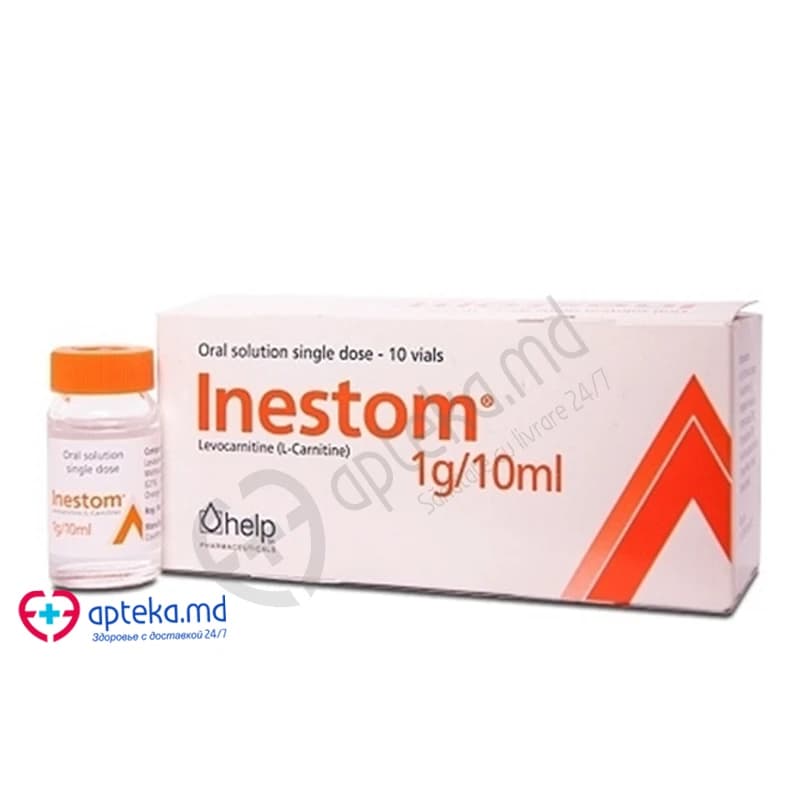 Inestom sol. orala 1 g/10 ml 10 ml N10