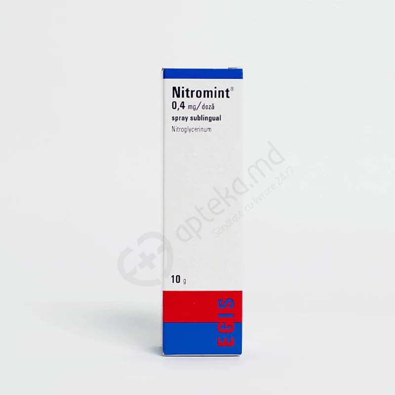 Нитроминт, спрей подъяз дозир, 10 г