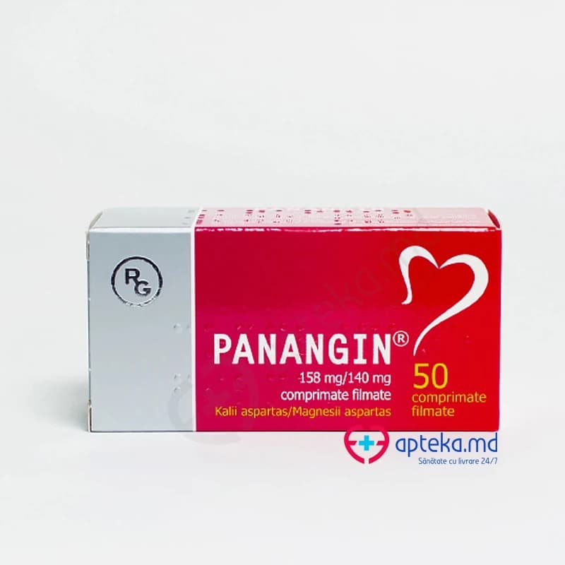 Панангин, таб п/о 158/140мг, N50