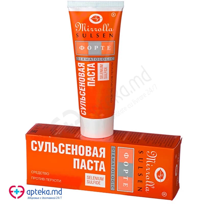 Паста Сульсен Форте (против перхоти), 2%, 75 мл