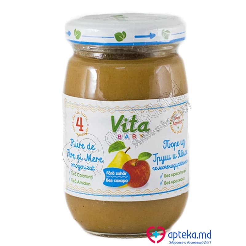 Пюре "Orhei - Vit" груша-яблоко 180 г