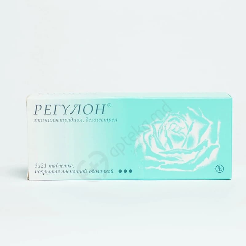 Регулон, таб п/о 0.15/0.03мг, N21x3