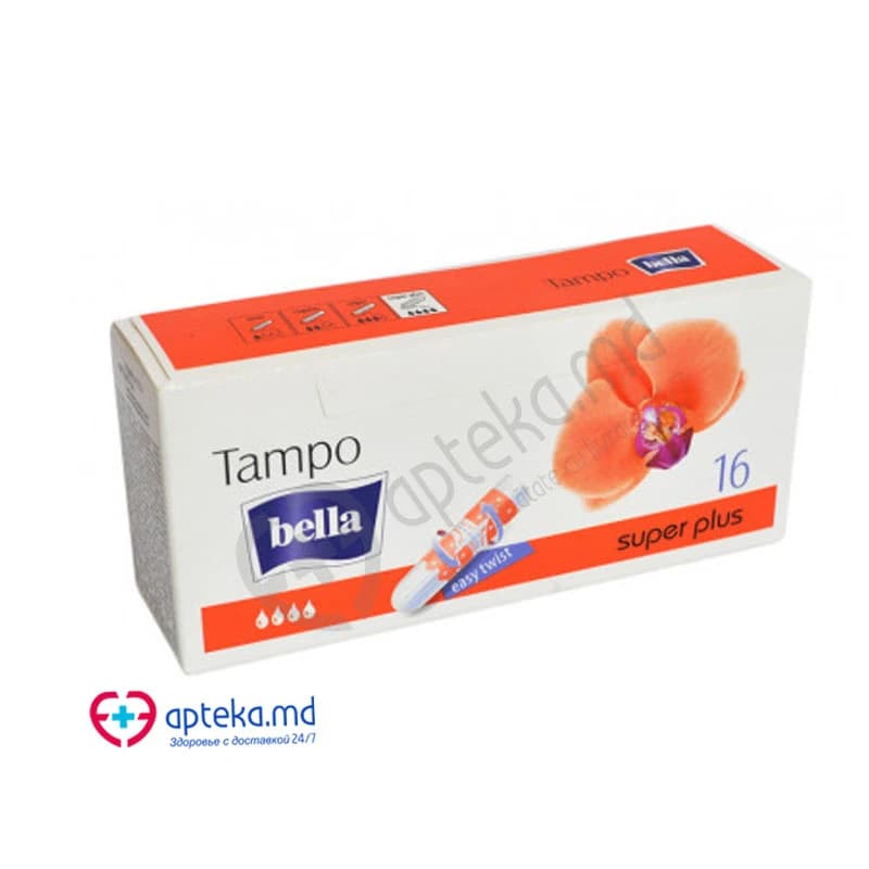 Тампоны "BELLA" Premium Comfort Super Plus 4 кап N16