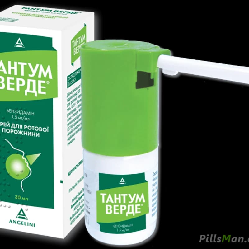 Тантум верде, спрей д/горла 0.15%, 30 мл