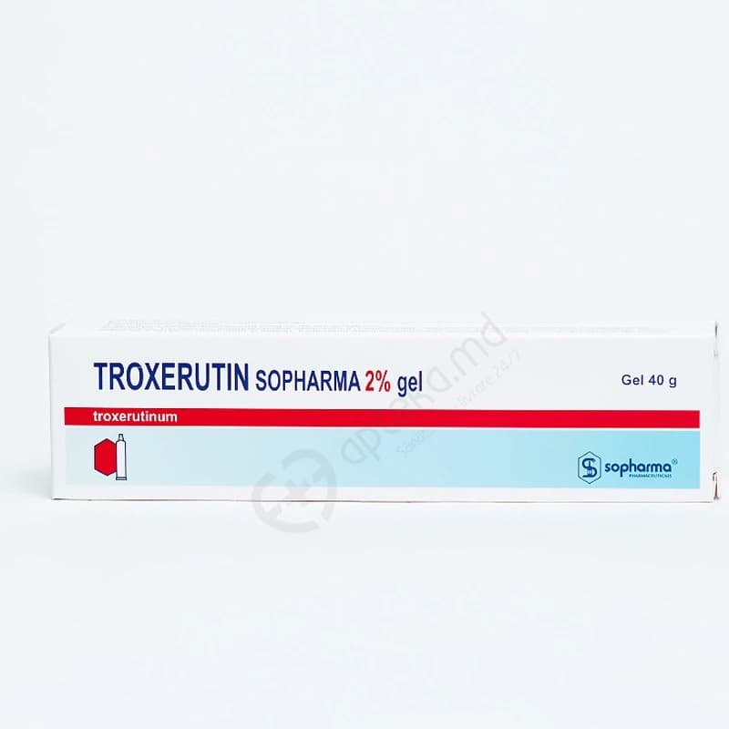 Троксерутин Софарма, гель 2%, 40 г