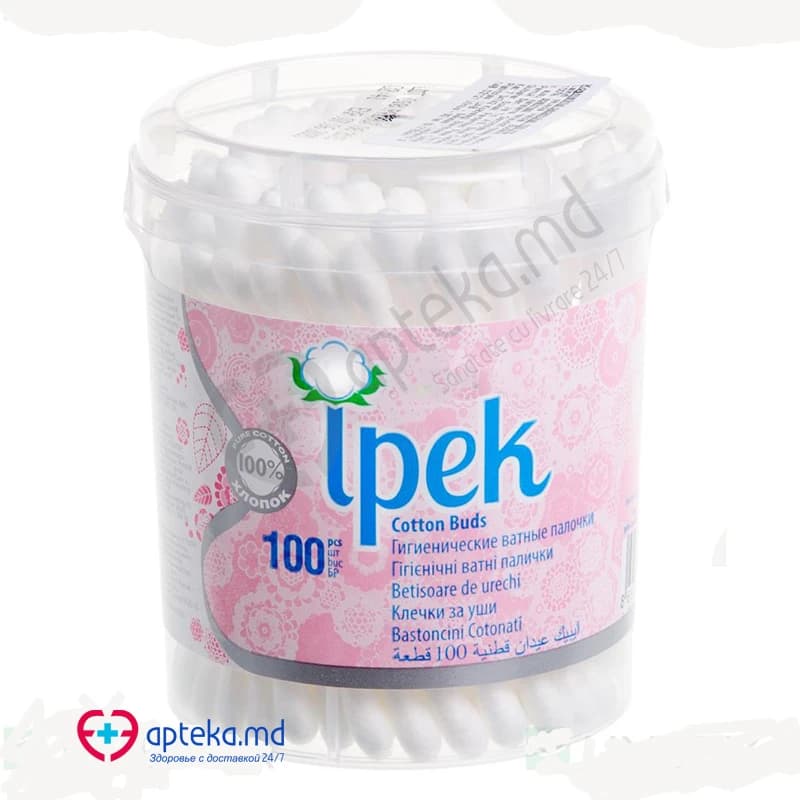 Ватные палочки IPEK №100*50 (запаска)
