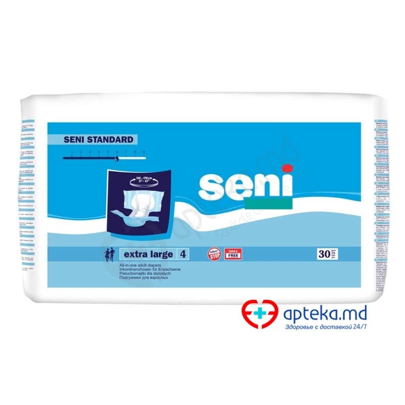 Подгузники для взрослых Seni Standart Extra Large XL (4) N30