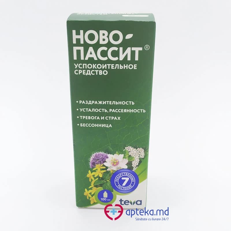 Ново-Пассит, р-р д/приема внутрь, 100 мл