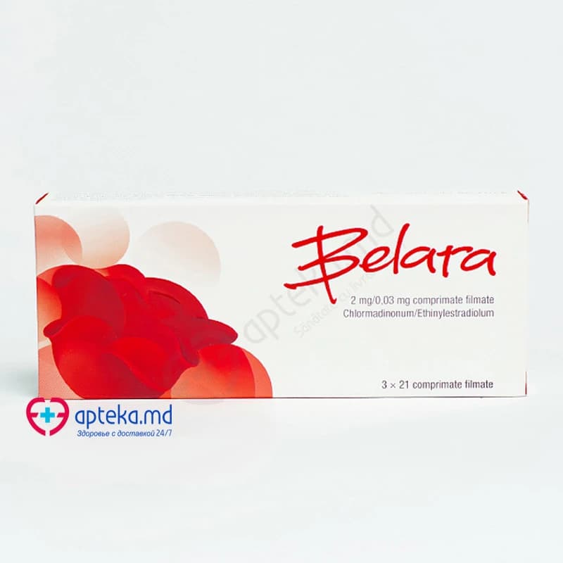 Белара, таб п/о 2/0.03мг, N21x3
