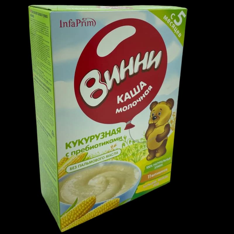 Питание детское "Винни" Кукурузная с пребиотиками 200 г