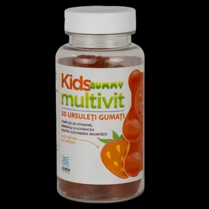 Жевательные мишки Kids Gummy Multivit Лебен, N30