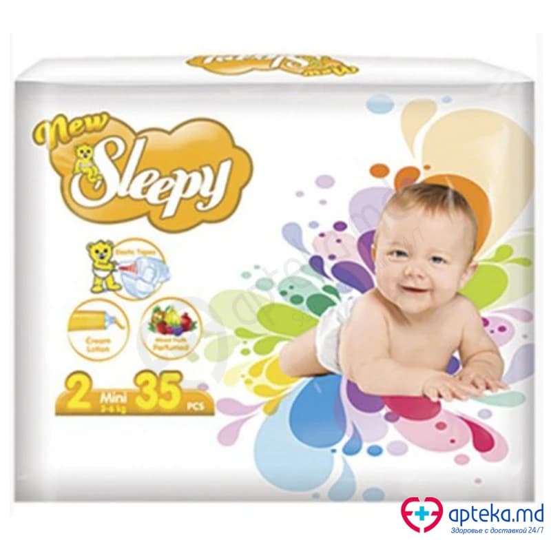 Подгузники New Sleepy mini 3-6 кг (N2) N35