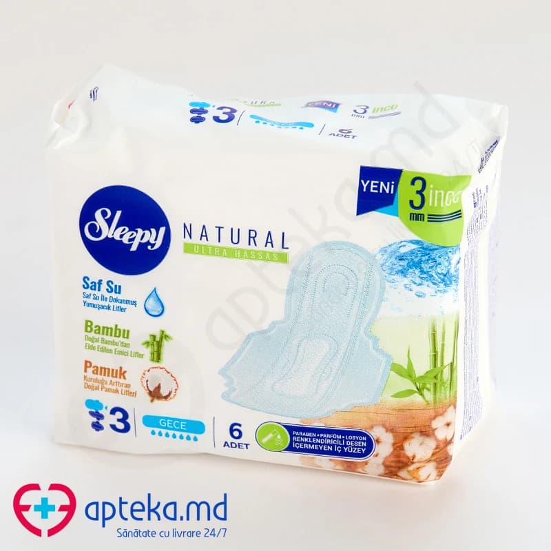 Прокладки Sleepy Natural Standard Night N6