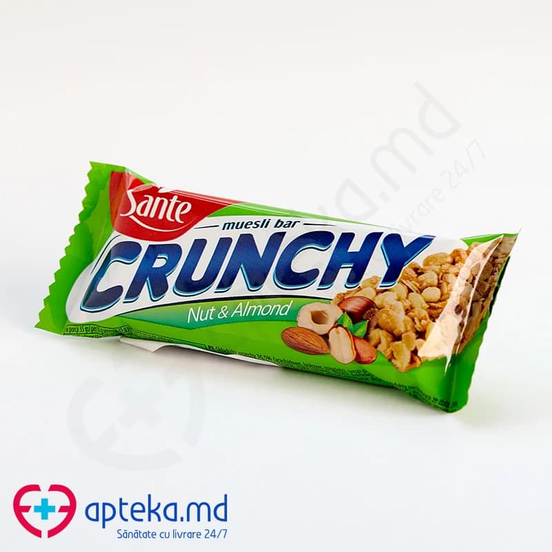С фундуком и миндалем Sante, батончик, 35 г