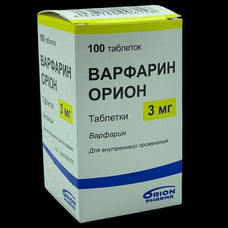 Варфарин Орион табл 3 мг N100