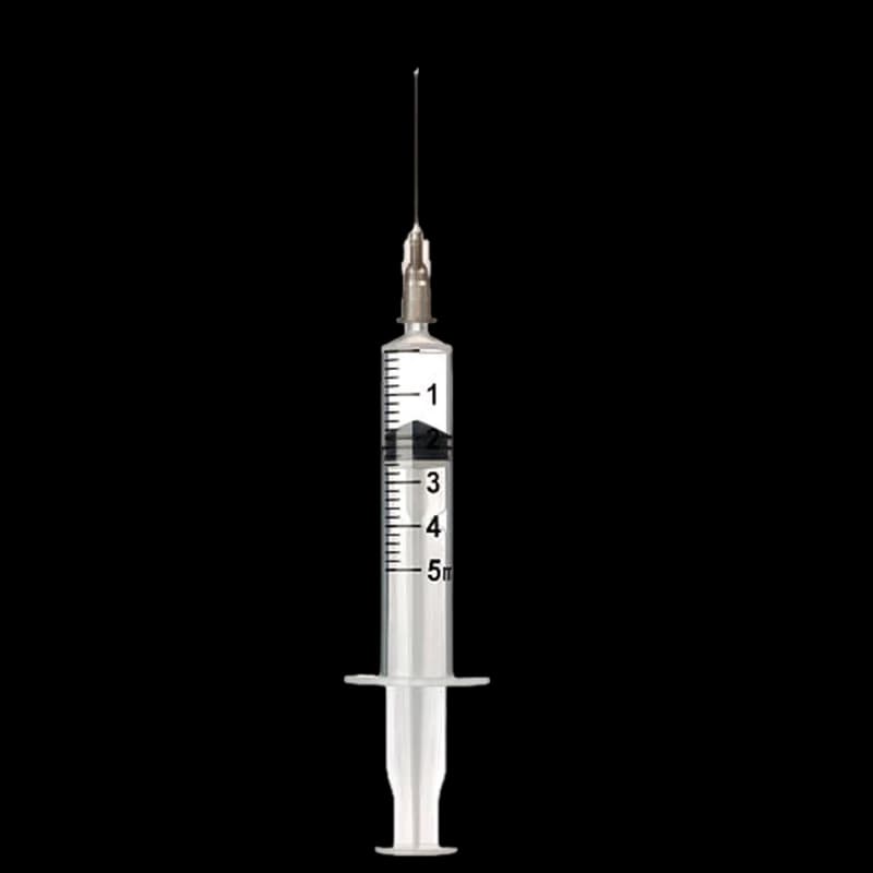 Шприц 5 мл 22Gх1 1/4 (0.7x30мм) 3-комп Медлайн