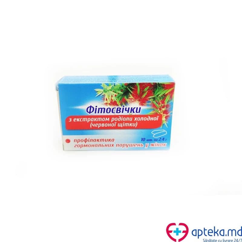 Фитосвечи с экстрактом родиолы, 2.4 г, N10