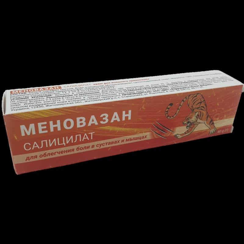 Меновазан салицилат, крем, 40 г