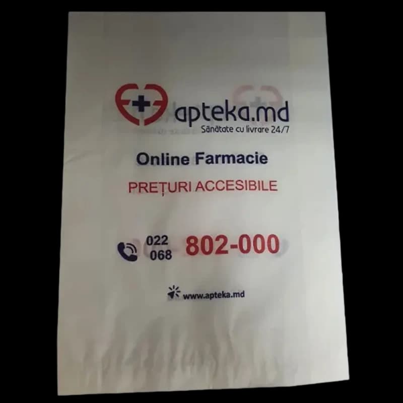 Бумажные пакеты apteka.md 27x18см