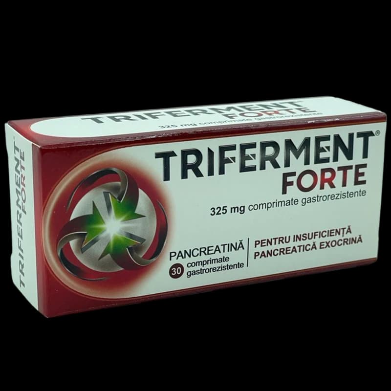 Трифермент Форте табл. п/обол. гастрорез. 325 мг N10x3