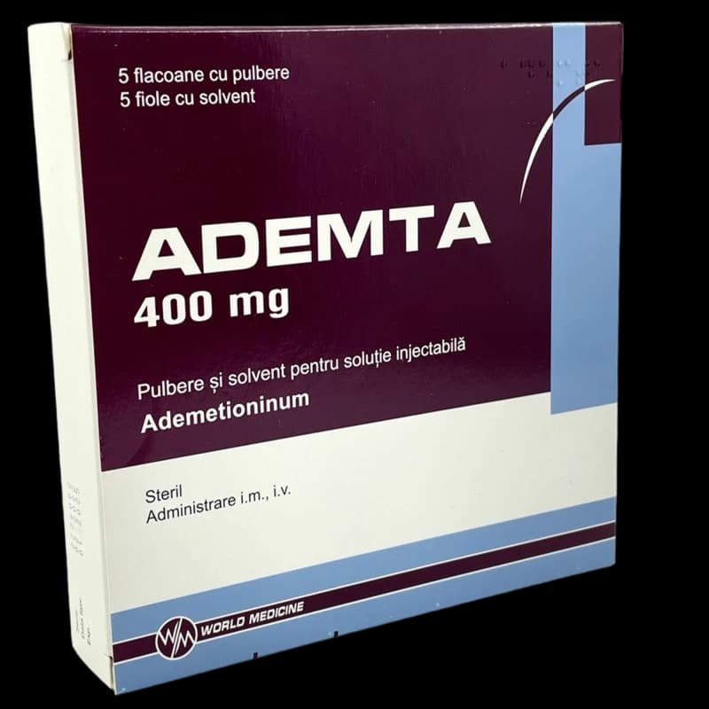 Адемта, пор д/р-ра д/ин+раств-ль 400 мг, 5 мл, N5