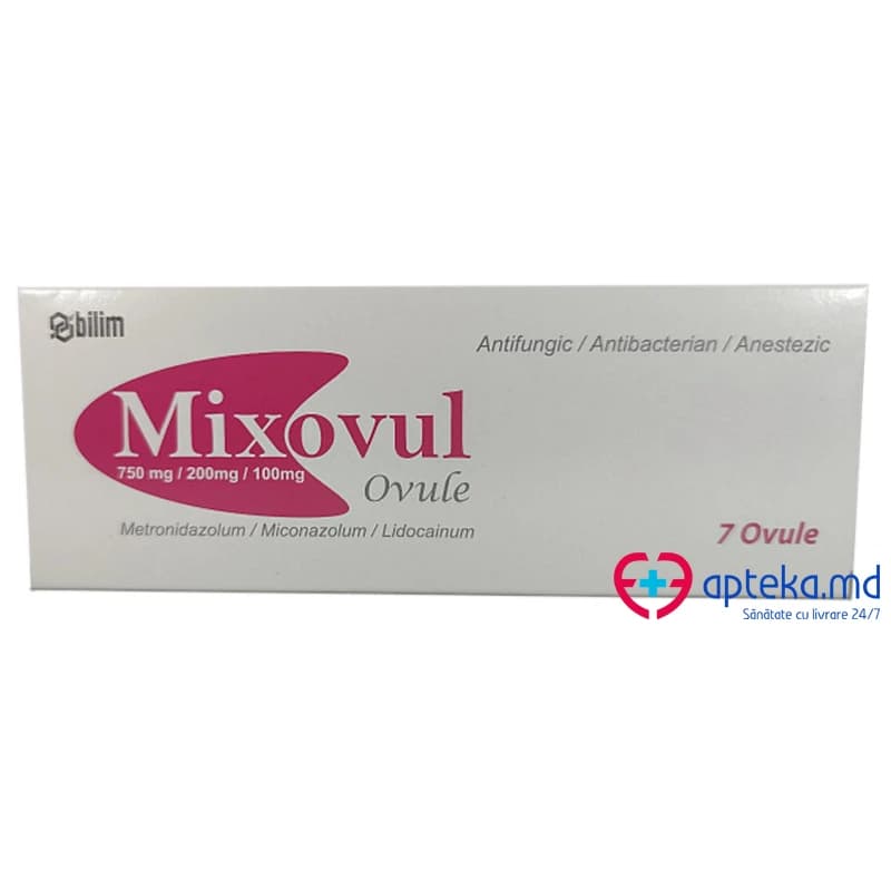 Миксовул супп. ваг. 750mg/200mg/100mg N7