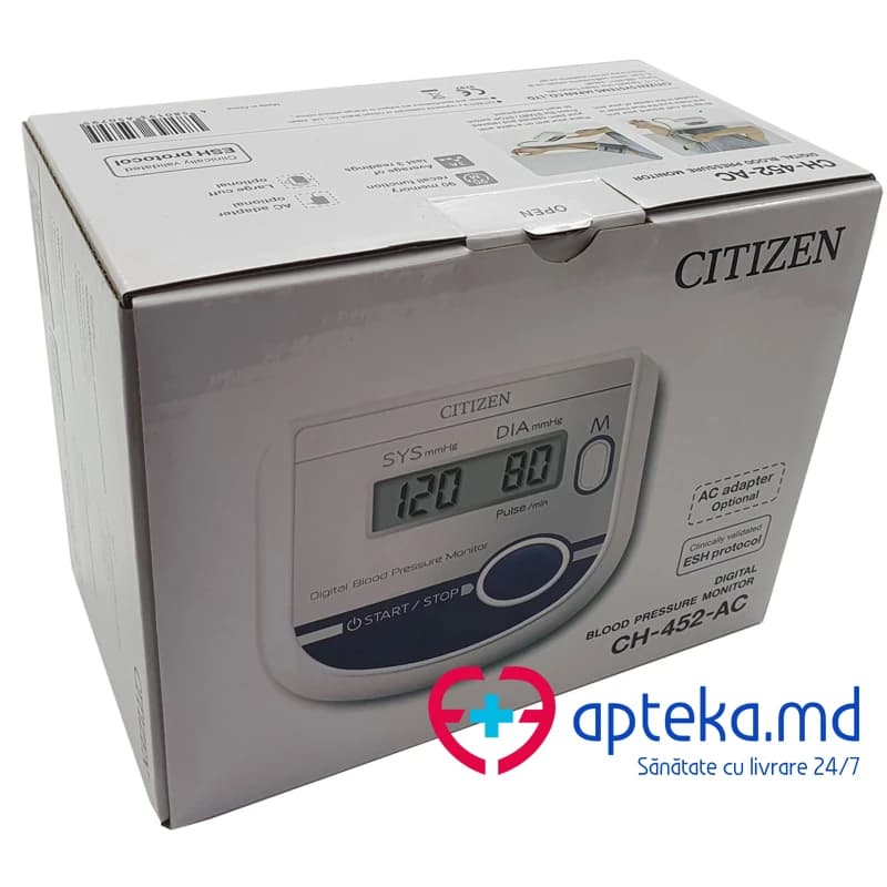 Тонометр автоматический белый Citizen CH-452-AC