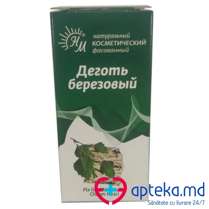 Деготь березовый, р-р д/наруж прим, 40 мл